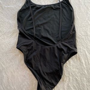 Black one piece